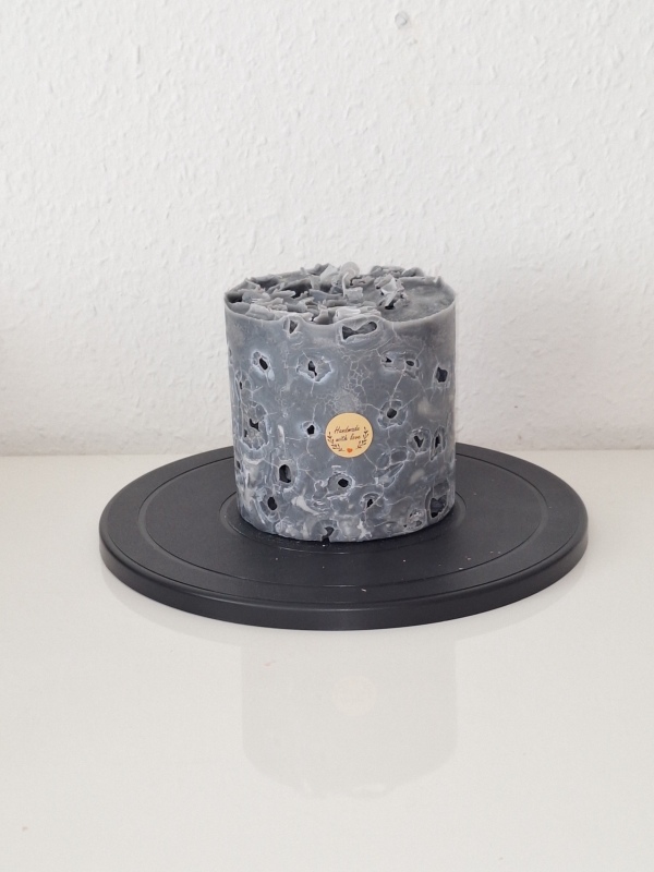 Kerze Grau