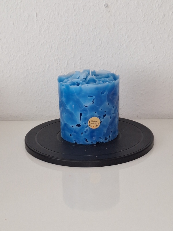 Kerze Blau